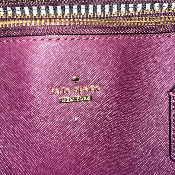 Kate Spade authentic maroon purse - Picture 9 of 16